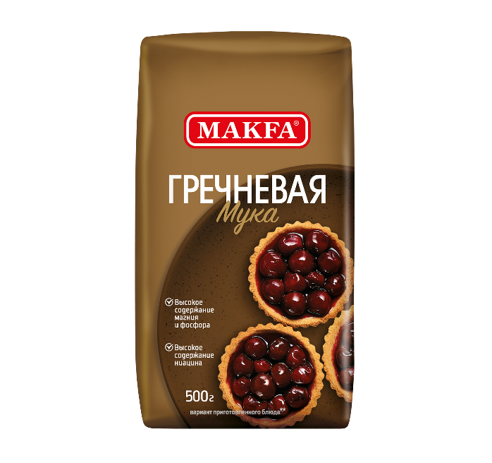 Мука MAKFA гречневая 0,5 кг