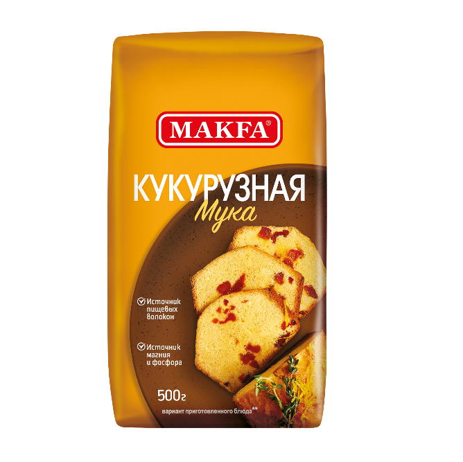 Мука MAKFA кукурузная 0,5 кг