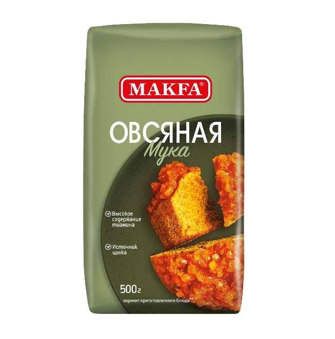 Мука MAKFA овсяная 0,5 кг