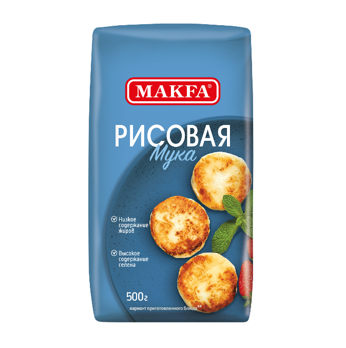 Мука MAKFA рисовая 0,5 кг